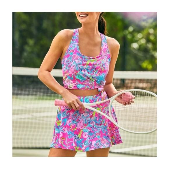 Lilly Pulitzer Pants - Lilly Pulitzer Luxletic Corrine Skort in Shell Me Something Good